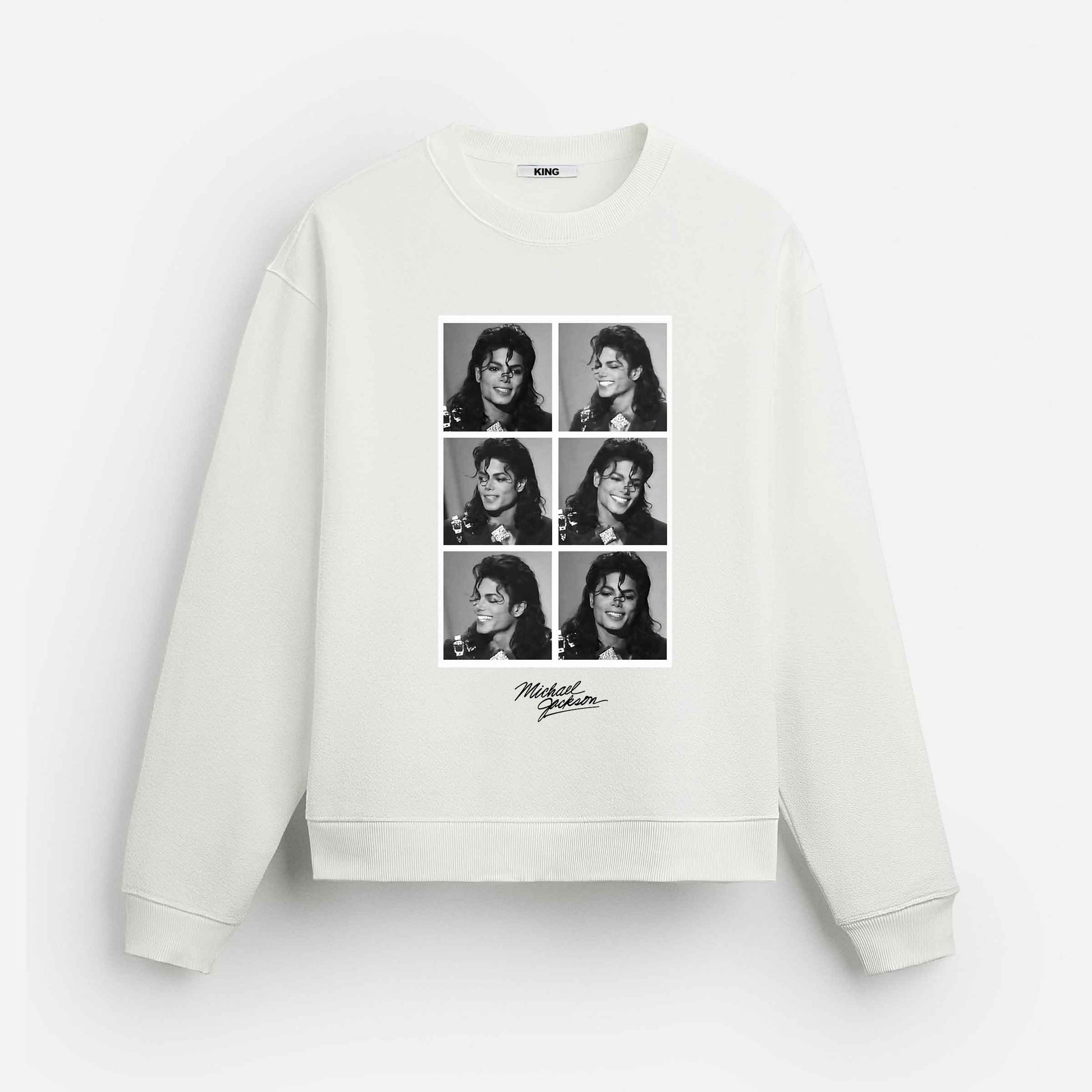 Buzo Collage Mj - Blanco Marfil