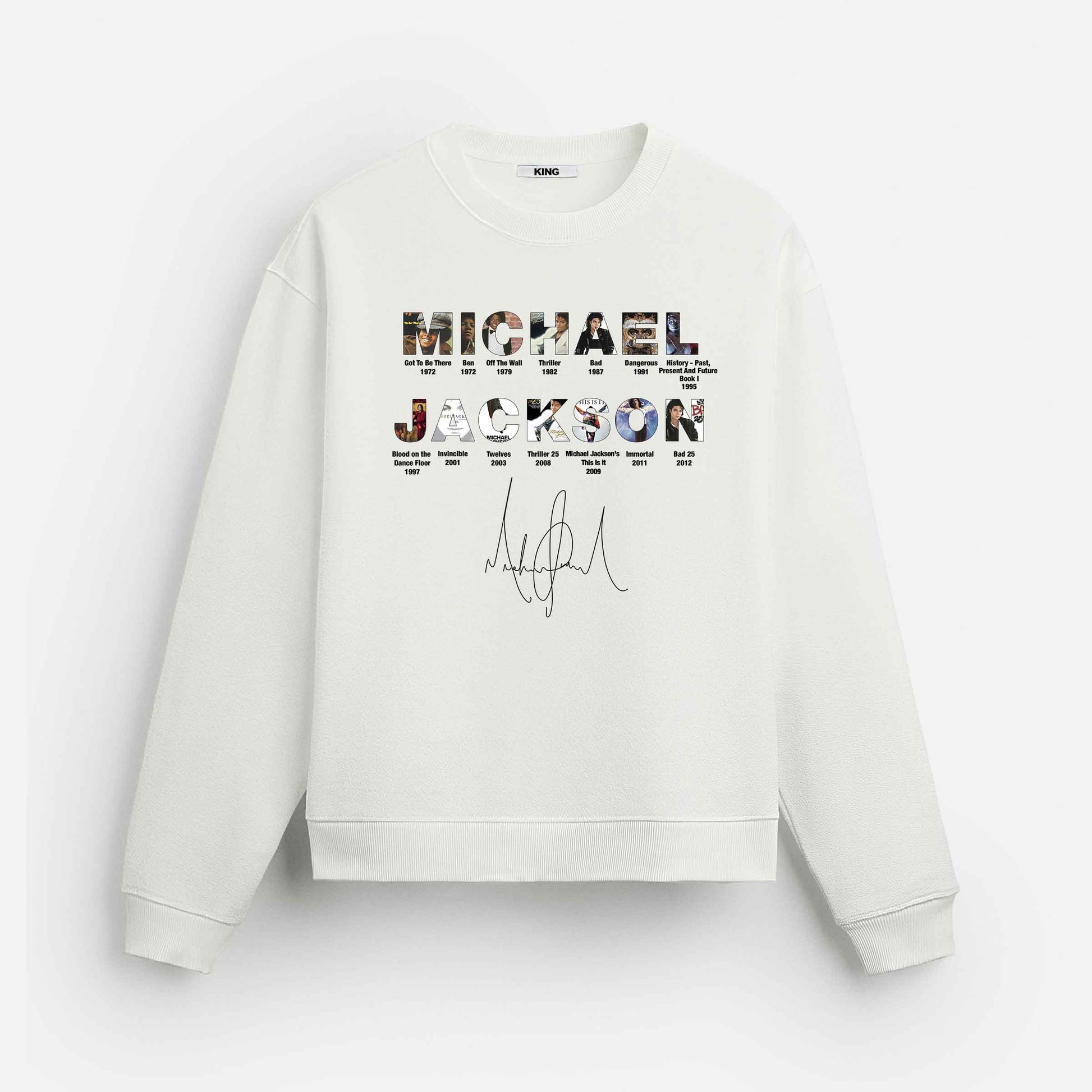 Buzo Edit Mj - Blanco Marfil