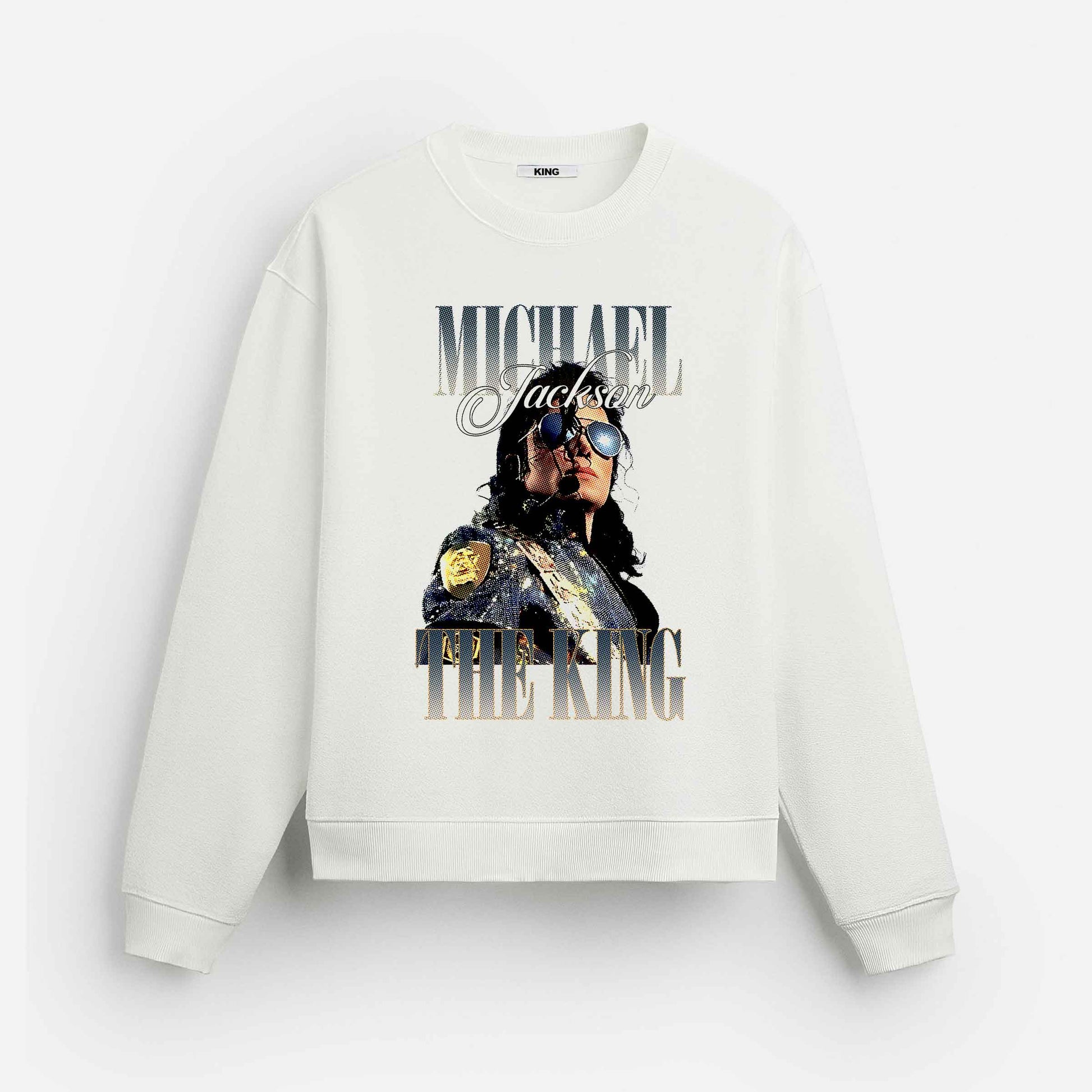 Buzo The King - Blanco Marfil